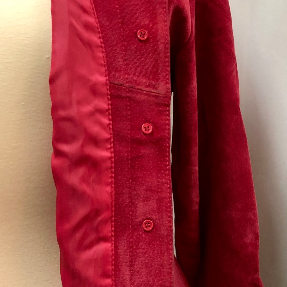 Suede Jacket Raspberry Pink -L - Picture 5 of 6